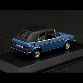 Volkswagen Golf Cabriolet Karmann 1981 Monaco-Blau 1/43 Norev 840069