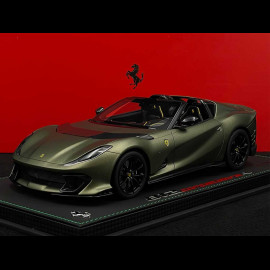 Ferrari 812 Competizione A Spider 2022 Manzoni Green 1/18 BBR Models P18209M