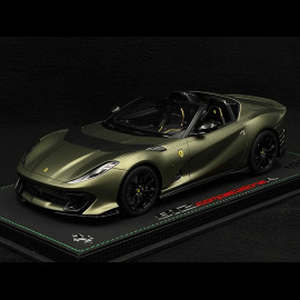 Ferrari 812 Competizione A Spider 2022 Manzoni Green 1/18 BBR Models P18209M