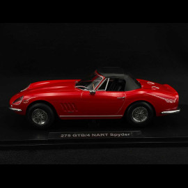 Ferrari 275 GTB4 NART Spyder 1967 Red 1/18 KK Scale KKDC180234