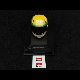 Ayrton Senna Helm First GP - GP Brazil 1984 1/8 Minichamps 540308419