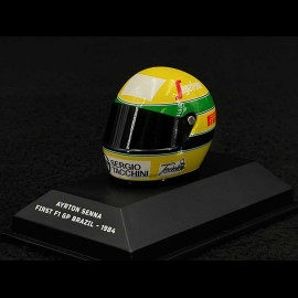 Ayrton Senna Helm First GP - GP Brazil 1984 1/8 Minichamps 540308419