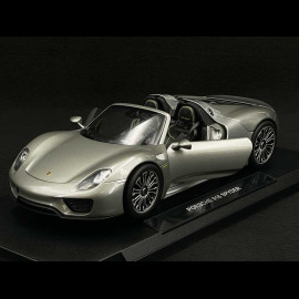 Porsche 918 Spyder Cabriolet 2014 Silber 1/18 Welly 18051CGR