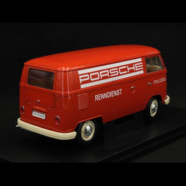 Volkswagen Bulli T1 "Porsche Renndienst" 1963 Rot 1/18 Welly 18053TDA