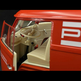 Volkswagen Bulli T1 "Porsche Renndienst" 1963 Rot 1/18 Welly 18053TDA