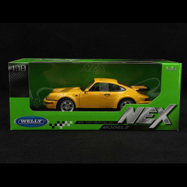 Porsche 911 Turbo Type 964 1989 Racing Yellow 1/18 Welly 18026YE