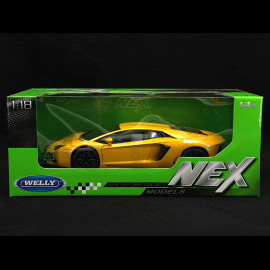 Lamborghini Aventador LP700-4 2011 Gelb 1/18 Welly 18041YE