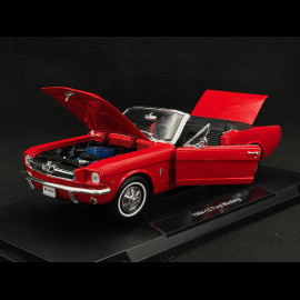 Ford Mustang Cabriolet 1964 Red 1/18 Welly 12519CRE