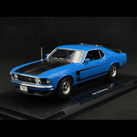 Ford Mustang Boss 302 1969 Blau 1/18 Welly 12516BL