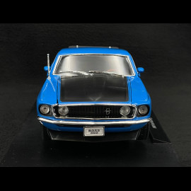 Ford Mustang Boss 302 1969 Blau 1/18 Welly 12516BL