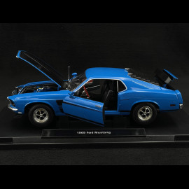 Ford Mustang Boss 302 1969 Blau 1/18 Welly 12516BL