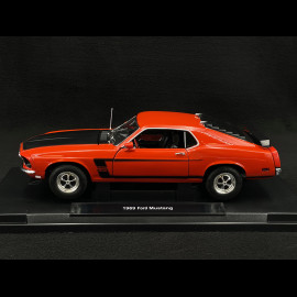 Ford Mustang Boss 302 1969 Red 1/18 Welly 12516RE