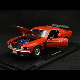 Ford Mustang Boss 302 1969 Red 1/18 Welly 12516RE