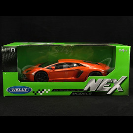 Lamborghini Aventador LP700-4 2011 Orange 1/18 Welly 18041OR