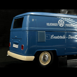 VW Bulli T1 Porsche Transporter Ersatzteile Dienst 1963 blau 1/18 Welly 18053W