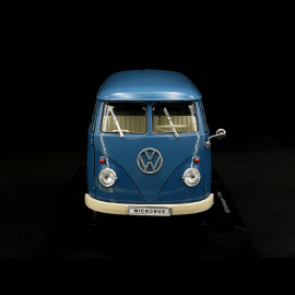 VW Bulli T1 Porsche Transporter Ersatzteile Dienst 1963 blau 1/18 Welly 18053W