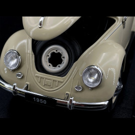 Volkswagen Beetle 1950 Cream White 1/18 Welly 18040CR