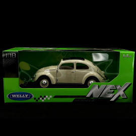 Volkswagen Beetle 1950 Cream White 1/18 Welly 18040CR