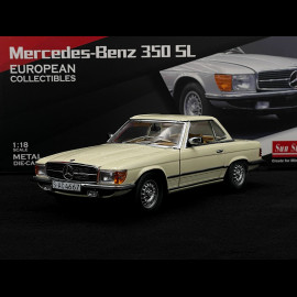 Mercedes-Benz 350 SL R107 Hardtop 1977 Elfenbein 1/18 Sunstar 4667