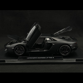 Lamborghini Aventador LP700-4 2011 Matt Black 1/18 Welly 18041BK