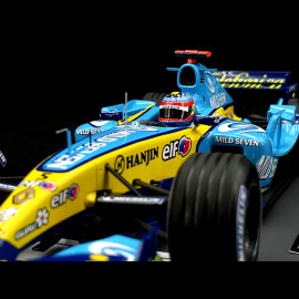 Fernando Alonso Renault R25 V10 n° 5 Sieger GP San Marino 2005 F1 1/18 Minichamps 117050405