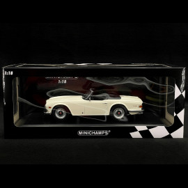 Triumph TR6 Roadster 1969 Weiß 1/18 Minichamps 155132035