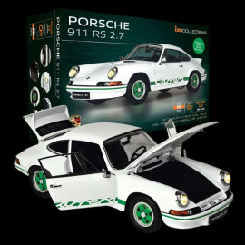 Kit Porsche 911 Carrera RS 2.7 1973 Grand-Prix Weiß / Grüne Streifen 1/8 Bausatz Ixo Models