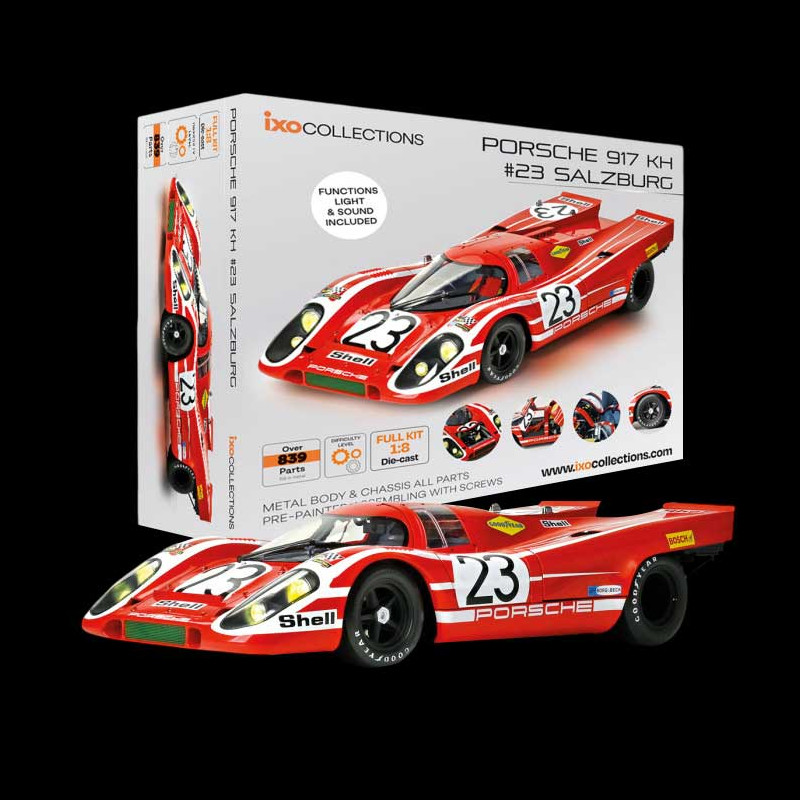 Kit Porsche 917K n° 23 Salzburg Winner 24h Le Mans 1970 1/8 Ixo Models 520010119