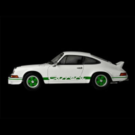 Kit Porsche 911 Carrera RS 2.7 1973 Grand-Prix Weiß / Grüne Streifen 1/8 Bausatz Ixo Models