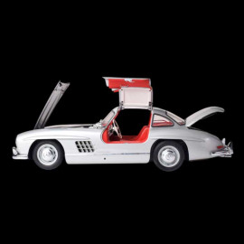 Kit Mercedes 300 SL Type W198 Butterfly Doors 1955 Silver Grey 1/8 Ixo Models 520010112