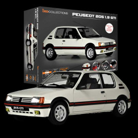 Kit Peugeot 205 GTI 1.9 1985 Weiß 1/8 Bausatz Ixo Models