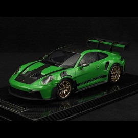 Porsche 911 GT3 RS Typ 992 2022 Weissach Package Python Grün 1/18 Radscale RMG