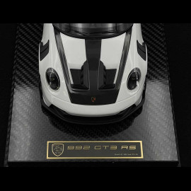 Porsche 911 GT3 RS Type 992 2022 Weissach Package White / Pyrored Stripes 1/18 Radscale RMW