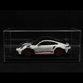 Porsche 911 GT3 RS Typ 992 2022 Weissach Package Weiß / Pyrorot Streifen 1/18 Radscale RMW