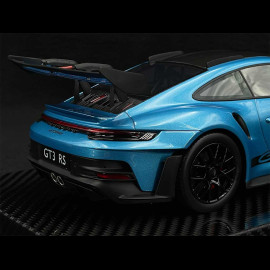 Porsche 911 GT3 RS Typ 992 2022 Weissach Package Metallic Blau 1/18 Radscale RMBM