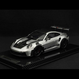 Porsche 911 GT3 RS Typ 992 2022 Weissach Package Silbergrau 1/18 Radscale RMS