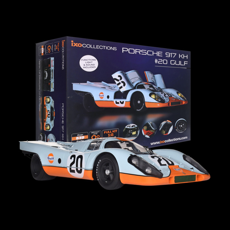 Kit Porsche 917K n° 20 Gulf 24h Le Mans 1970 1/8 Ixo Models 520010113