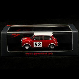 Mini Cooper S n°52 Winner Rallye Monte Carlo 1965 1/43 Spark S1193