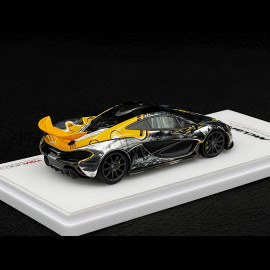 McLaren P1 Art Car by Sticker City 2014 Weiß / Schwarz / Orange 1/43 True Scale TSM164350