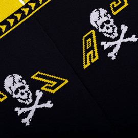 Inspiration Jolly Rogers F-14 Tomcat Socken Grau / Schwarz / Gelb - Unisex - Größe 41/46