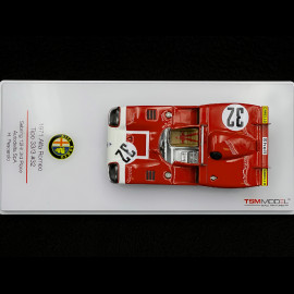 Alfa Romeo Tipo 33 /3 N° 32 3rd 12h Sebring 1971 Autodelta 1/43 Truescale TSM144310