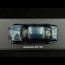 Mercedes-Benz 500E 1986 Petroleum Blue 1/43 Spark S1020