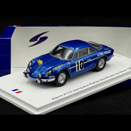 Alpine A110 n°10 Sieger Rallye des Routes du Nord 1969 1/43 Spark SF231