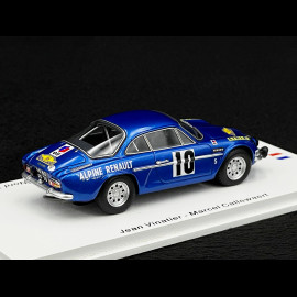 Alpine A110 n°10 Winner Rallye des Routes du Nord 1969 1/43 Spark SF231