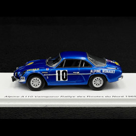 Alpine A110 n°10 Winner Rallye des Routes du Nord 1969 1/43 Spark SF231