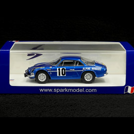 Alpine A110 n°10 Winner Rallye des Routes du Nord 1969 1/43 Spark SF231