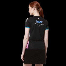 Alpine T-shirt F1 Team BWT Gasly Doohan Adoliw Jersey Black / Blue / Pink Kappa 381X8VW-A01 - Women