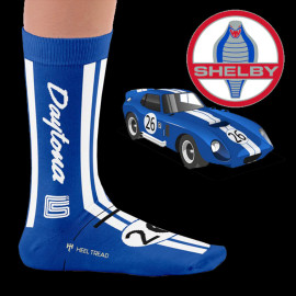 Inspiration Sheby Cobra Daytona Socken Blau / Weiß - Unisex - Größe 41/46