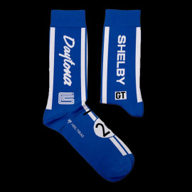 Inspiration Sheby Cobra Daytona Socken Blau / Weiß - Unisex - Größe 41/46