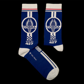 Inspiration Shelby Cobra 427 socks Blue / White - unisex - Size 41/46